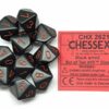 Opaque Black/red D10 Dobbelsteen Set (10