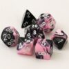 Gemini Black-Pink/white Polydice Dobbels