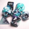 Gemini Black-Shell/white Polydice Dobbel