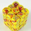 Gemini Red-Yellow/silver D6 12mm Dobbels