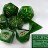 Vortex Green/gold Polydice Dobbelsteen S