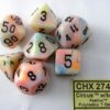 Festive Circus/black Polydice Dobbelstee