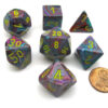 Festive Mosaic/yellow Polydice Dobbelste