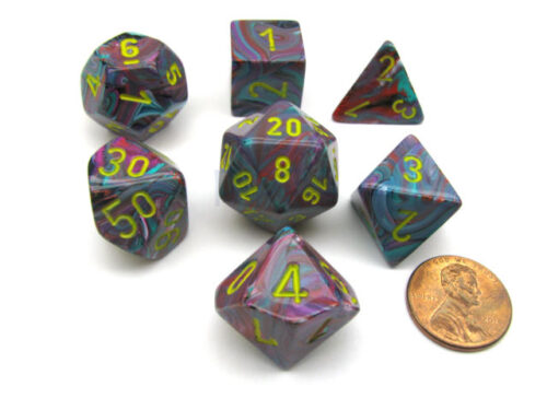 Festive Mosaic/yellow Polydice Dobbelste