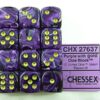 Vortex Purple/gold D6 16mm Dobbelsteen S