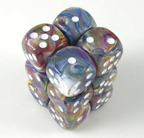 Festive Carousel/white D6 16mm Dobbelste