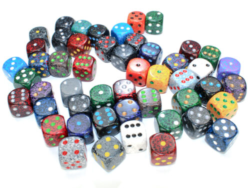 Bag of 50 Assorted Loose Speckled 16mm D