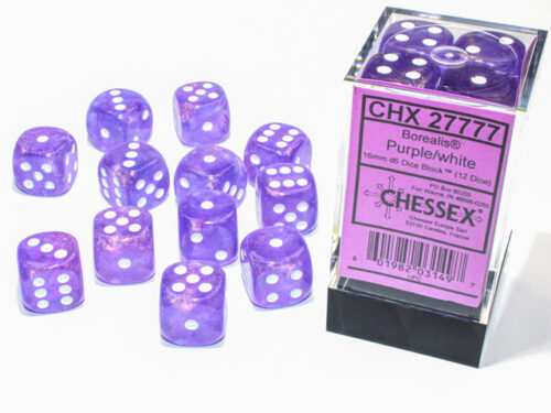 Borealis D6 16mm Purple/white Luminary D