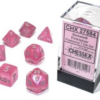 Borealis Polyhedral Pink/silver Luminary