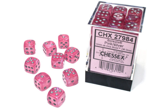 Borealis D6 12mm Pink/silver Luminary Do