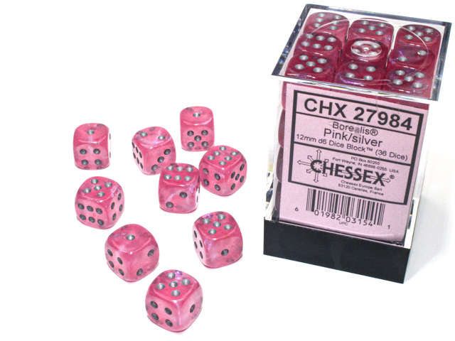 Borealis D6 12mm Pink/silver Luminary Do