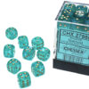 Borealis D6 12mm Teal/gold Luminary Dobb