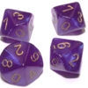 Borealis Royal Purple/gold Luminary Set