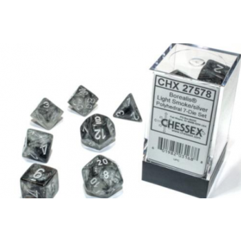 Borealis Polyhedral Light Smoke/silver L