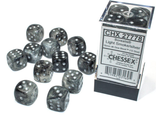 Borealis D6 16mm Light Smoke/silver Lumi