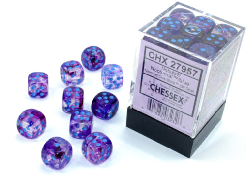 Nebula Nocturnal/blue Luminary D6 12mm D