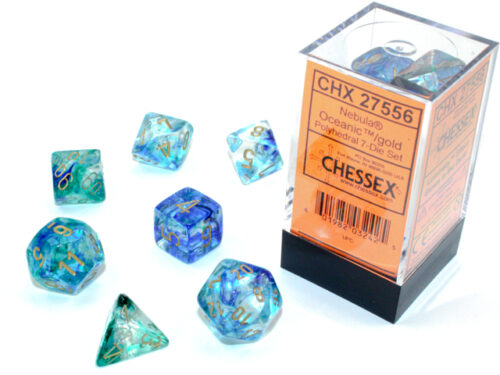 Nebula Oceanic/gold Luminary Polydice Do