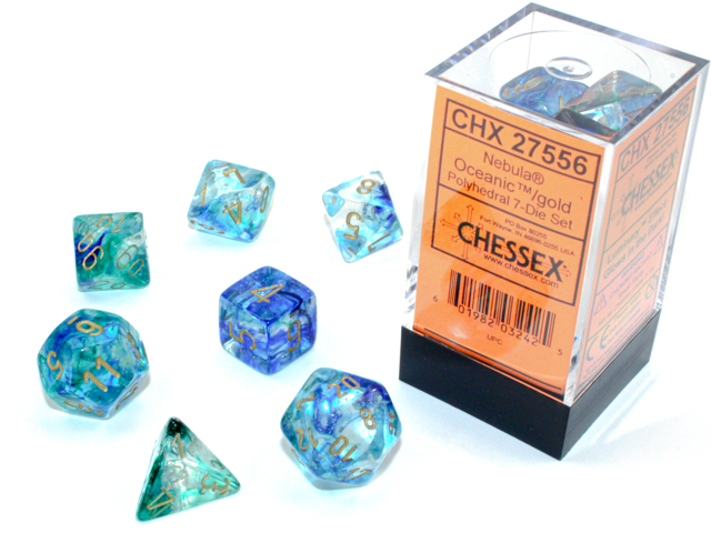 Nebula Oceanic/gold Luminary Polydice Do