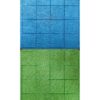 Reversible Megamat 1 Inch Squares Blauw-
