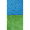 Reversible Megamat 1 Inch Hexes Blauw-Gr