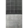 Reversible Megamat 1 Inch Squares Zwart-