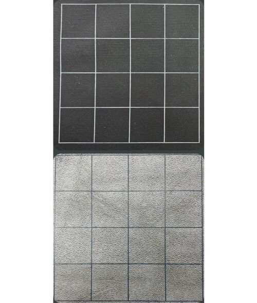 Reversible Megamat 1 Inch Squares Zwart-