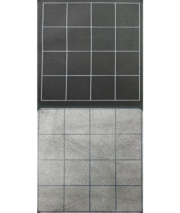 Reversible Megamat 1 Inch Squares Zwart-