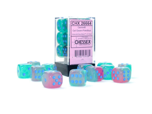 Gemini Gel Green-Pink/blue Luminary D6 1