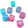 Gemini Gel Green-Pink/blue Luminary D6 1