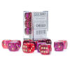 Gemini Translucent Red-Violet/gold D6 16