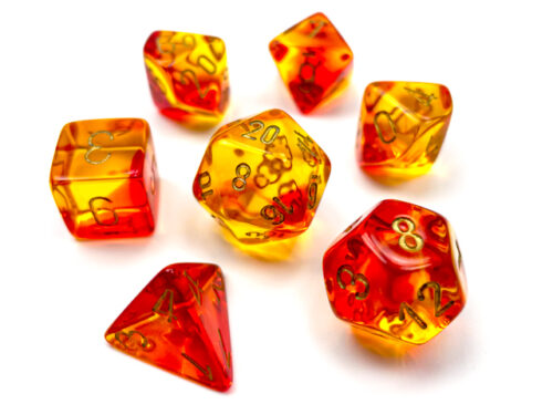 Gemini Translucent Red-Yellow/gold