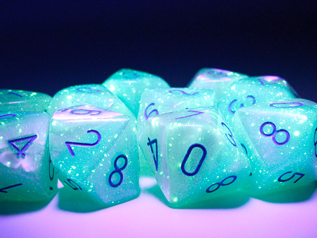 Gemini Pearl Turquoise-White/blue Lumina