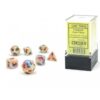 Festive Mini-Polyhedral Circus/black Dob