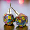 Stud Earrings Festive Mosaic Mini-Poly D