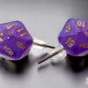 Stud Earrings Borealis Royal Purple Mini