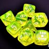 Translucent Polyhedral Neon Yellow/white