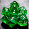 Translucent Mini-Polyhedral Green/white