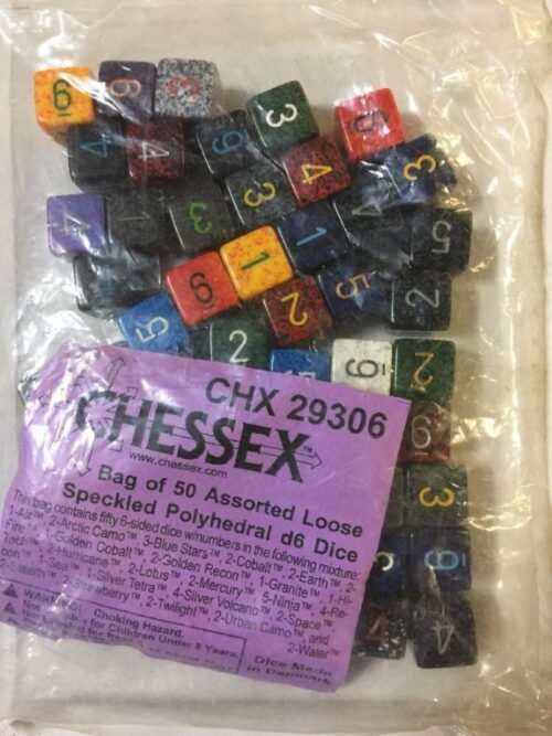 Speckled Assorti D6 Dobbelsteen Set (50 (assortiment – willekeurige uitvoering)
