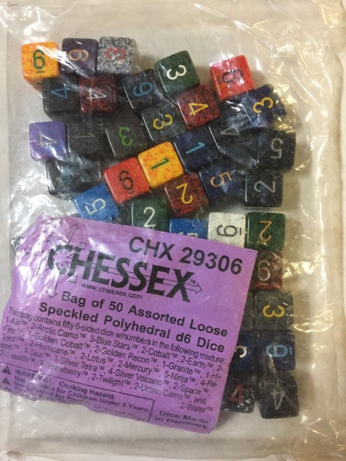 Speckled Assorti D6 Dobbelsteen Set (50 (assortiment – willekeurige uitvoering)
