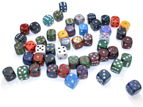 Bag of 50 Assorted Loose Speckled 12mm D