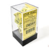Opaque Pastel Yellow/black Polydice Dobb