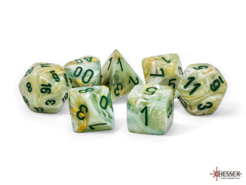 Marble Mega-hedral Green/dark green Dobb