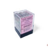 Opaque Black/pink D6 12mm Dobbelsteen Se
