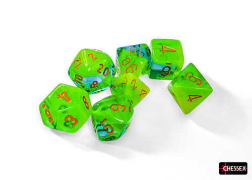 Gemini Polyhedral Plasma Green-Teal/oran