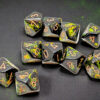 Brush Deep Forest/gold D10 Dobbelsteen S