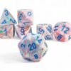 Festive Pop Art/blue Mega-Hedral Dobbels