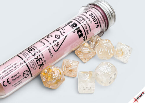 Borealis Champagne/white Polydice Dobbel