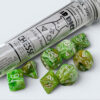 Marble Sour Green/white Polydice Dobbels