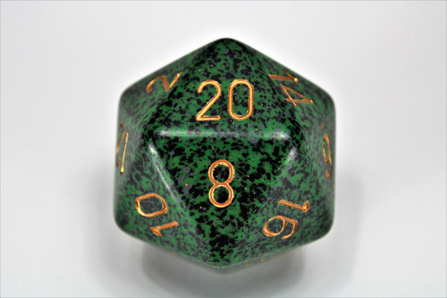 Golden Recon Speckled 34mm D20