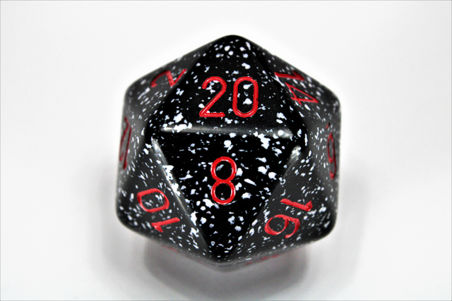 Space Speckled 34mm D20